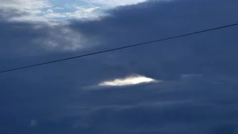 Timelapse of the heaven turning dark Stock Footage 158817937