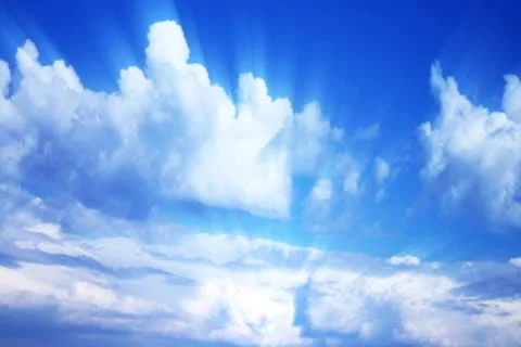 Timelapse Heavenly Sky Clouds 55 Loop SD wide Vídeos de archivo 8950404