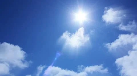 Timelapse Heavenly Sky Clouds 64 Loop Vídeos de archivo 8950048