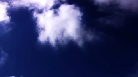 Timelapse Heavenly Sky Clouds 69 Loop Stock Footage