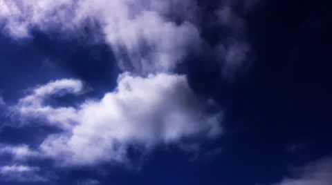 Timelapse Heavenly Sky Clouds 71 Loop Stock Footage