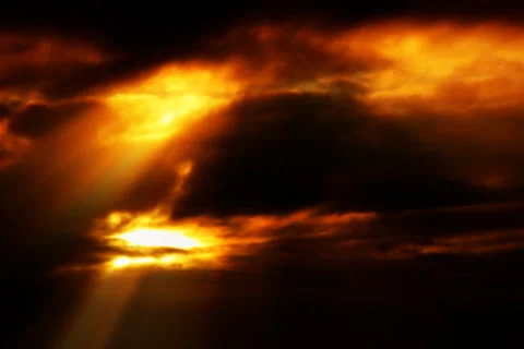 Timelapse Heavenly Sunset 06 Loop SD Stock Footage