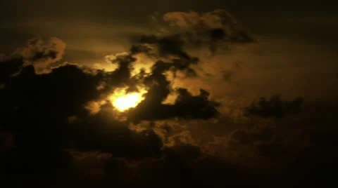 Timelapse heavy clouds Video stock 11539460