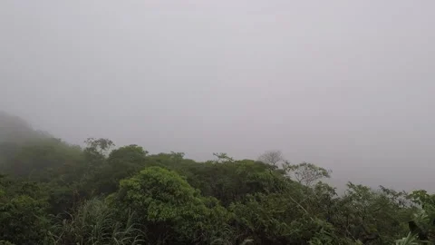 Timelapse high angle view from Mahawu Volcano, Tomohon, Sulawesi, Indonesia Stock Footage 172283827