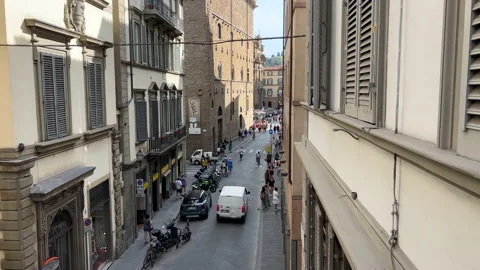 Timelapse (high speed) of streets in Florence Stock Footage 217039512