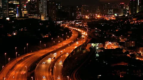 Timelapse of high speed traffic. 스톡 동영상 32972934