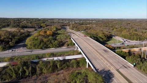 Timelapse highway 180 Division st and Green Oaks Stock Footage 292935479