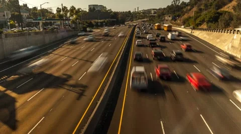 TimeLapse Highway 2 Stock Footage 49801573