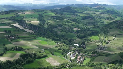 Timelapse hill fields 2 Stock Footage 148539104