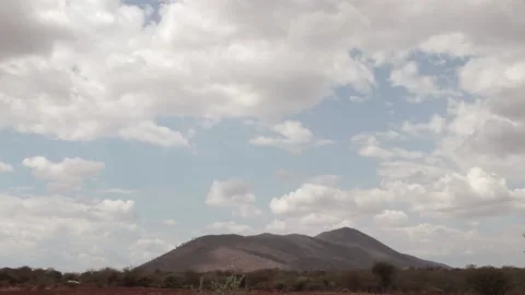 TIMELAPSE OF A HILL IN SEMI ARIDE AREA - AFRICA Stock Footage 150954598