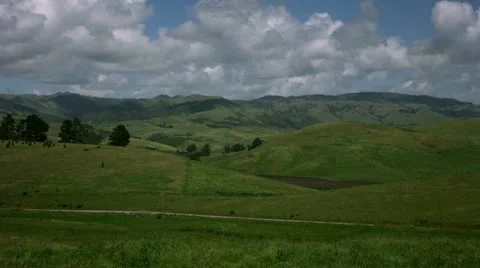 Timelapse hilly landscape Stockbeeldmateriaal 11606537