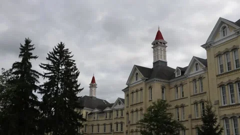 Timelapse of Historic Building 50 in Traverse City Stock Footage 172408542