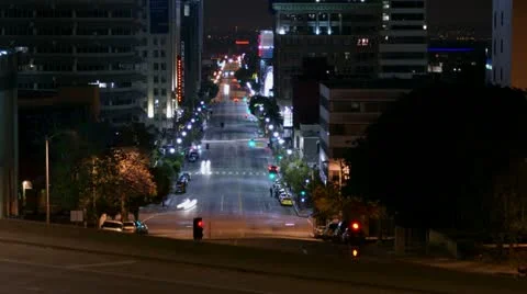 Timelapse Hollywood intersection 스톡 동영상 11585243