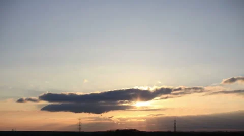 Timelapse Horizont 4k NTSC Stock Footage 7761513