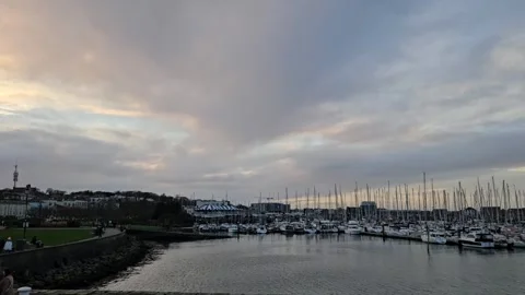 Timelapse in Howth, Ireland Video stock 293856908