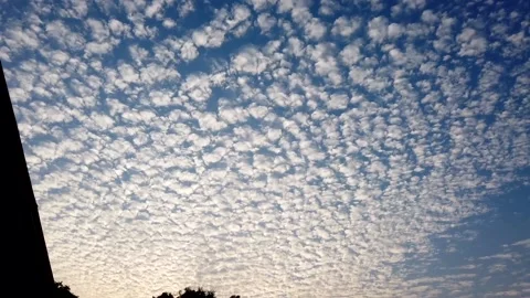 Timelapse of hypnotising clouds during sunset like cotton, China Stock Footage 165529066