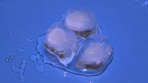 Timelapse of Ice melting Stock Footage 115079885