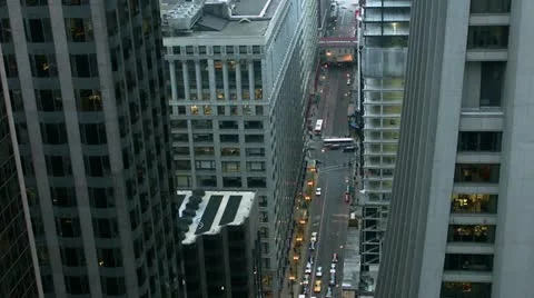 Timelapse Illinois intersection Stock-Footage 11600428