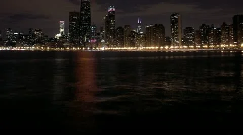 Timelapse Illinois skyline 스톡 동영상 11544670