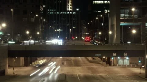 Timelapse Illinois traffic Stock-Footage 11545844