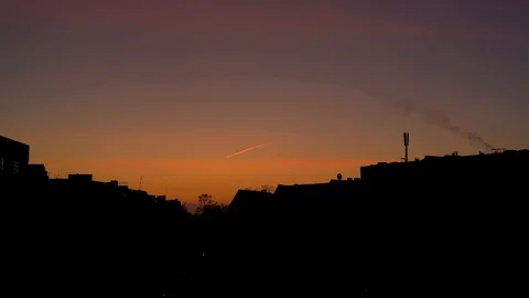 Timelapse image of sunrise at Berlin, Germany. Stock Footage 127218261