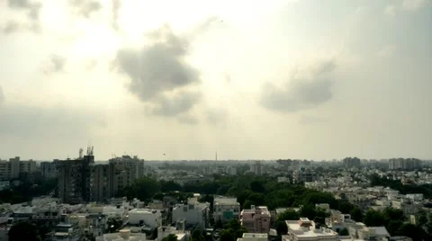 Timelapse Of The Indian City - 2 Video stock 21343566