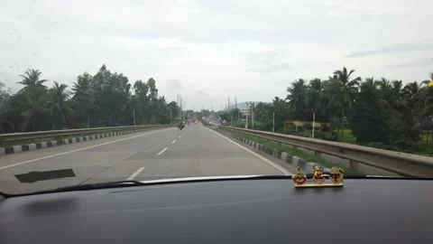 Timelapse on indian highway Stock Footage 138497324