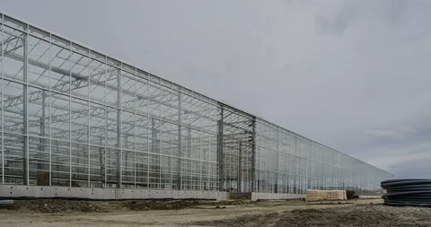 Timelapse to the industrial landscape, to the construction 스톡 동영상 129563505