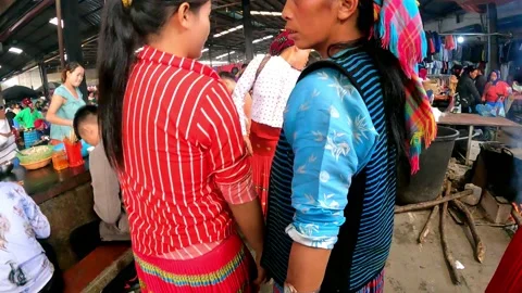 Timelapse inside of market 4k Stock Footage 222282810