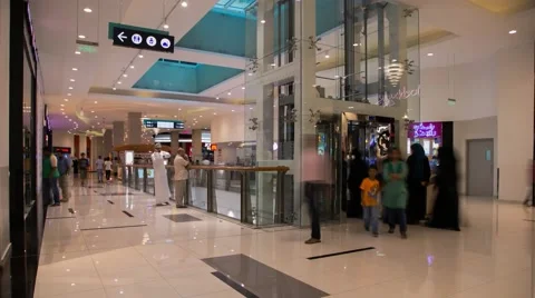 Timelapse inside Muscat Grand Mall Stock Footage 45196358