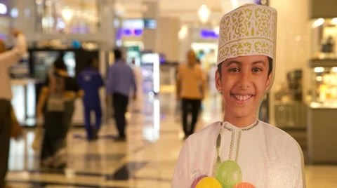 Timelapse inside Muscat Grand Mall Stock Footage 45196378