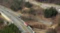 Timelapse of intensive traffic on motorway, many cars moving HD Footage