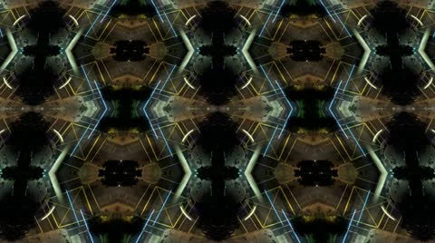 Timelapse intersection kaleidoscope Video stock 11608684