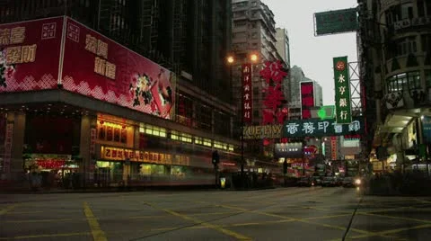 Timelapse intersection traffic Vídeo Stock 11547504