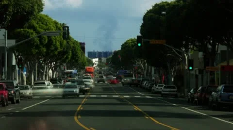 Timelapse intersection traffic Stock-Footage 11550091