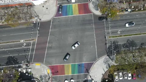 Timelapse Intersection WEHO Video stock 166249201