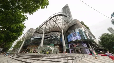 Timelapse at ION Orchard shopping mall, Stock Video Pond5