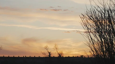 Timelapse of Irish Sky at Dusk 스톡 동영상 124230413