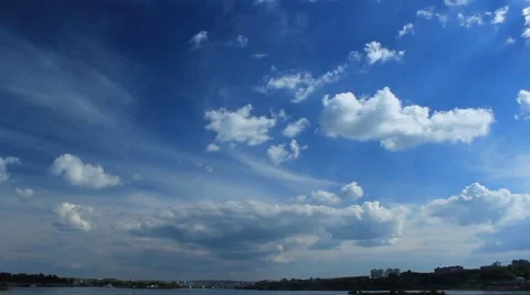 Timelapse of Irkutsk Sky Stock Footage 44358817