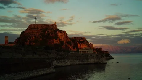 Timelapse of the island of Corfu. Stock Footage 150106529