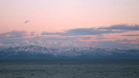 Timelapse of the island of Thassos, GR in the evening Stock Footage 151010780