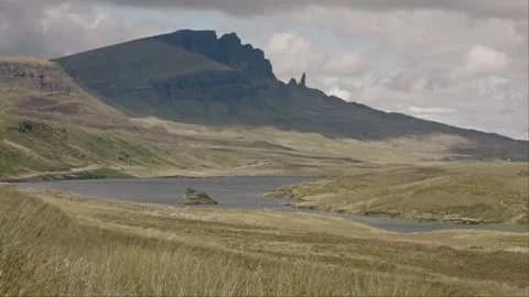 Timelapse Isle of Skye overlooking Old Man of Storr Stock Footage 342733947