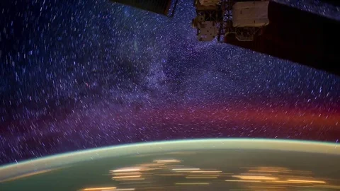 Timelapse Issaustralis from ISS Stock Footage 72759157