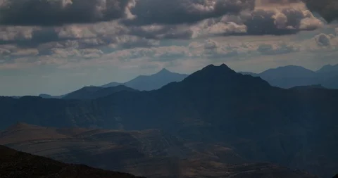 Timelapse of Jebel Jais Mountains جبل جيس 库存影片 123070821
