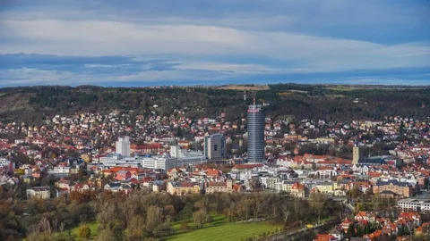 Timelapse Jena from Horizontale Video stock 89617049