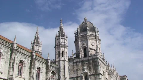 Timelapse Jeronimos Monastery - Lisboa Stock Footage 33289017