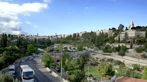 Timelapse Jerusaelm 스톡 동영상 51437009