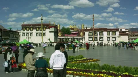 Timelapse Jokhang Temple 스톡 동영상 11611384