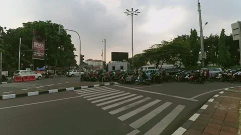 TIMELAPSE IN KALIBATA ROAD Video stock 134598787