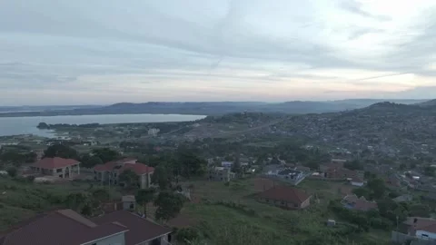 Timelapse of Kampala City during a sunset Stock Footage 246567368